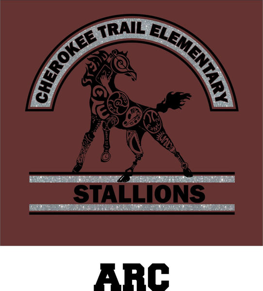 CTE Glitter Grey, Maroon, or Black Hooded Sweatshirt in 4 Designs