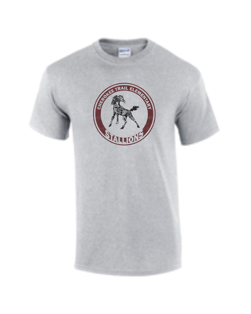 CTE Glitter Grey Basic T-Shirt in 4 Designs