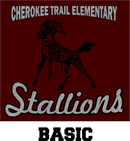 CTE Glitter Maroon Hooded Sweatshirt in 4 Designs