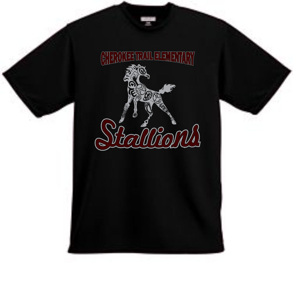 CTE Black Wicking T-Shirt in 4 Designs
