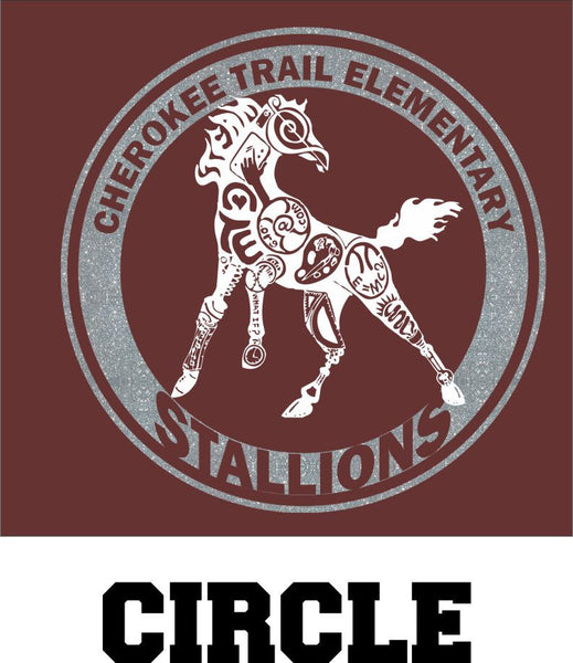 CTE Glitter Ladies Fit Maroon Short Sleeve Tee in 4 Designs