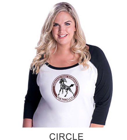 CTE Glitter Curvy Lady Raglan- in 4 New designs