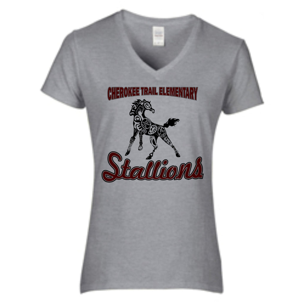 CTE Ladies Fit Heather Grey Short Sleeve Tee in 4 Designs