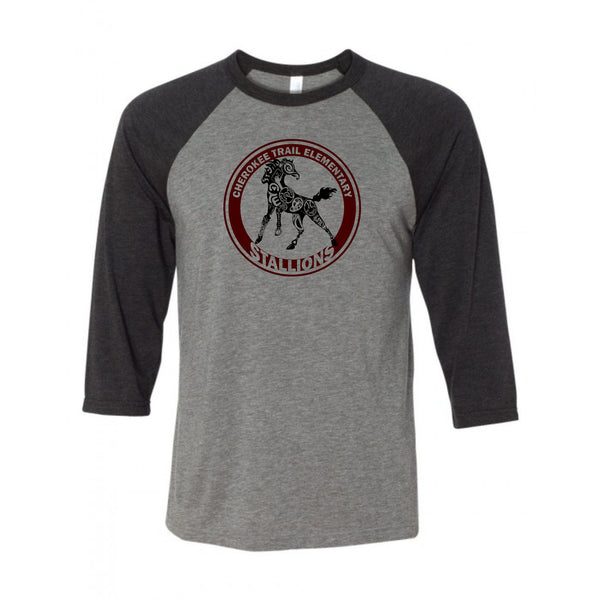 CTE Raglan T-Shirt in 4 Designs with Name on the Back