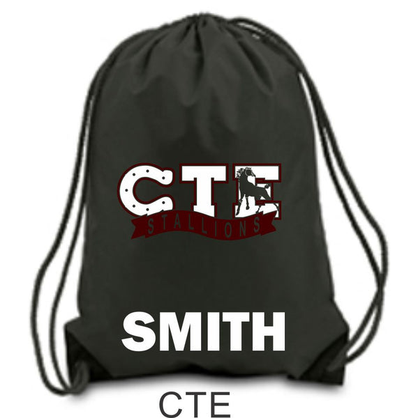 CTE Drawstring Backpack- 4 designs