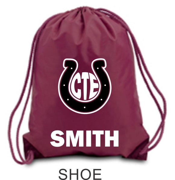 CTE Drawstring Backpack- 4 designs