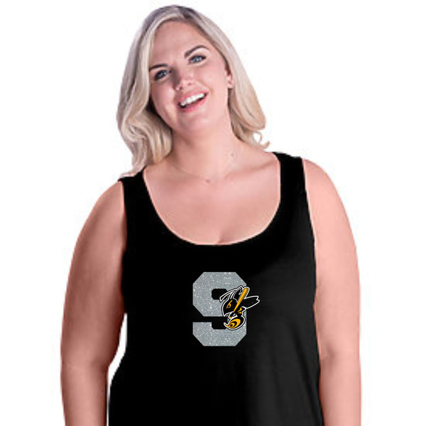 Sting Curvy Ladies Basic Tank- 3 designs- Matte or Glitter