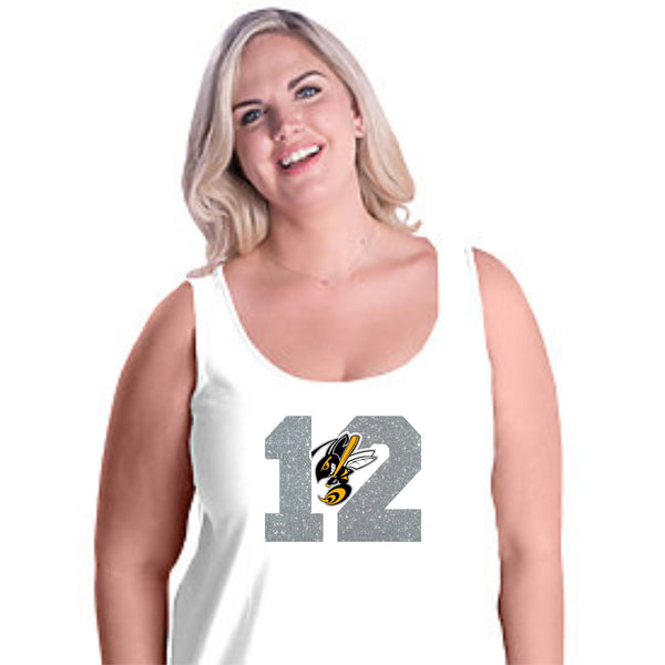 Sting Curvy Ladies Basic Tank- 3 designs- Matte or Glitter