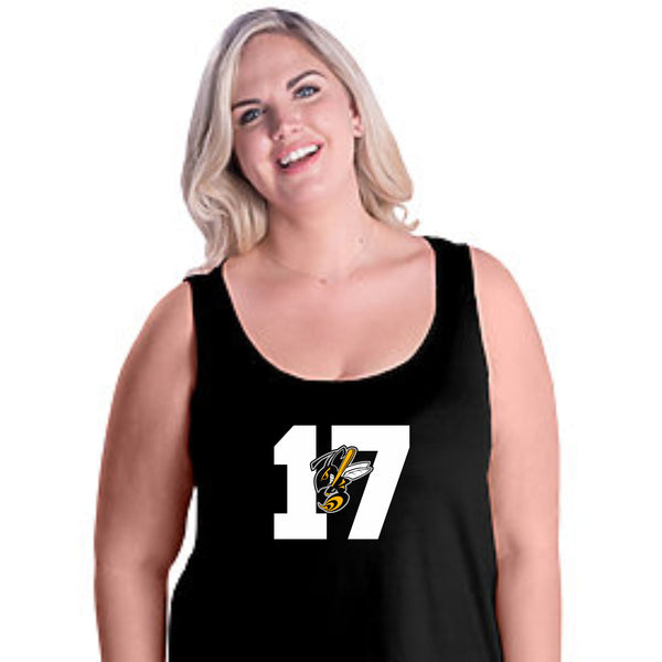 Sting Curvy Ladies Basic Tank- 3 designs- Matte or Glitter