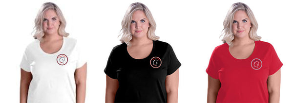 Can Am Stables Curvy Ladies Tee- Matte or Glitter