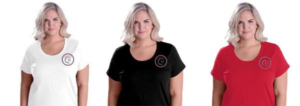 Can Am Stables Curvy Ladies Tee- Matte or Glitter