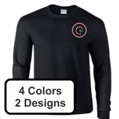 Can Am Stables Long Sleeve Basic Tee- Matte or Glitter