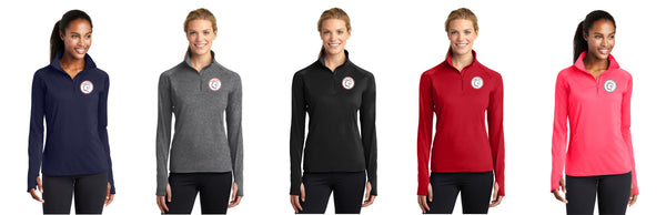 Can Am 1/2 Zip Ladies Pullover