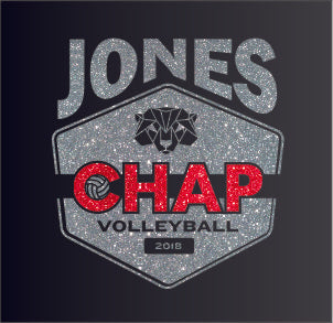 Chap Volleyball Custom Decal~ Matte or Glitter