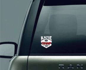 Chap Volleyball Custom Decal~ Matte or Glitter
