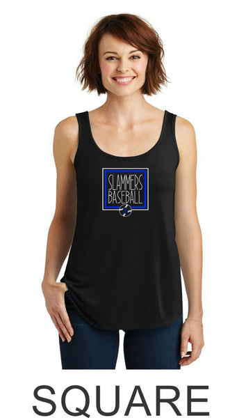 Slammers Drapey Tank- 2 Designs- Matte or Glitter