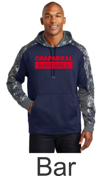 Chap Baseball Colorblock Hooded Wicking Sweatshirt- in 2 designs