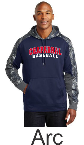 Chap Baseball Colorblock Hooded Wicking Sweatshirt- in 2 designs