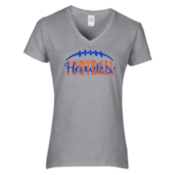 Hawks Ladies Glitter Short Sleeve Tee