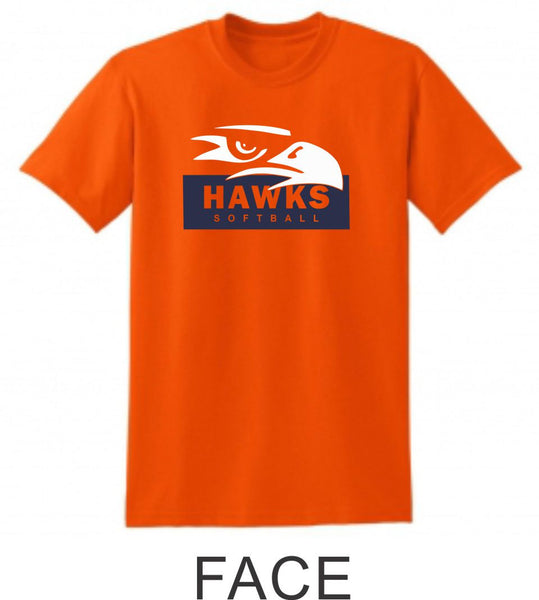 Hawks Softball Basic Tee- 4 Designs