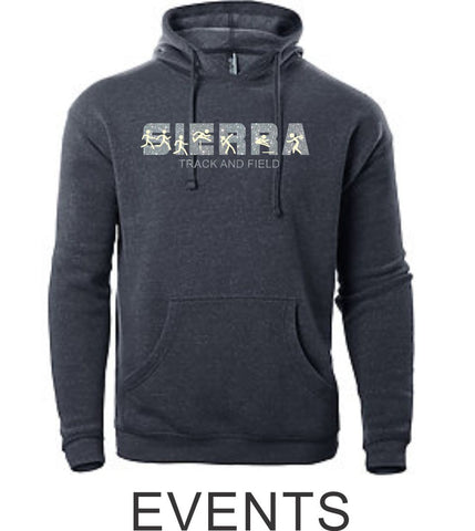 Sierra Track & Field Unisex Events Hoodie- Matte or Glitter