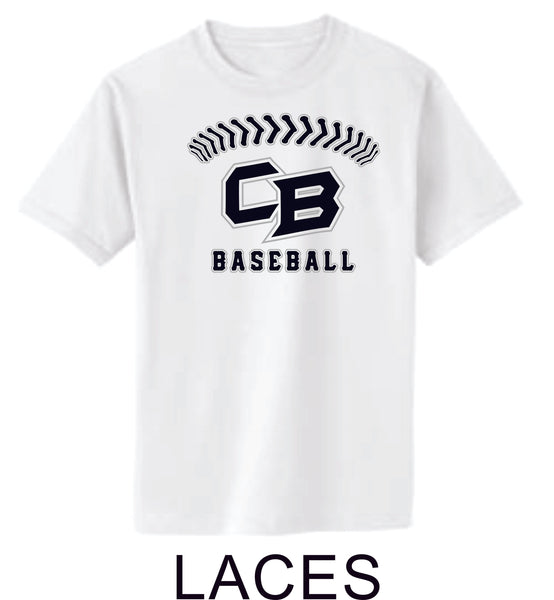 CO Baseball Basic LACES Tee- Matte or Glitter