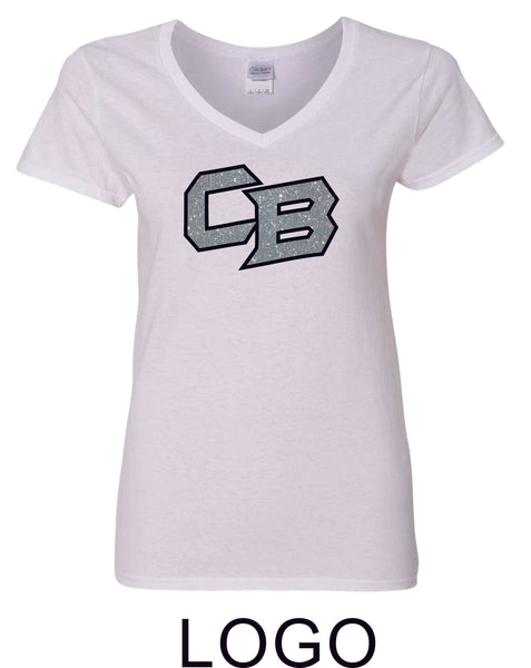 CO Baseball Ladies Tee- 7 Designs- Matte or Glitter
