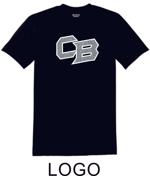 CO Baseball Basic Logo Tee- Matte or Glitter