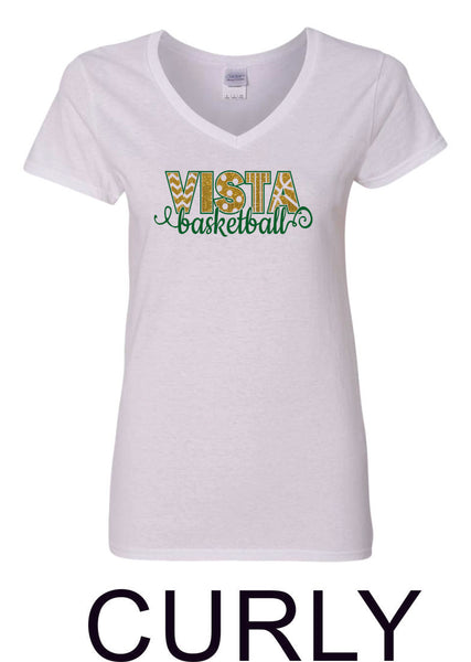 MVHS Ladies Short Sleeve Tee- 3 designs- Matte or Glitter