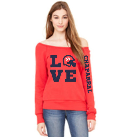 Chap Love Wideneck Sweatshirt