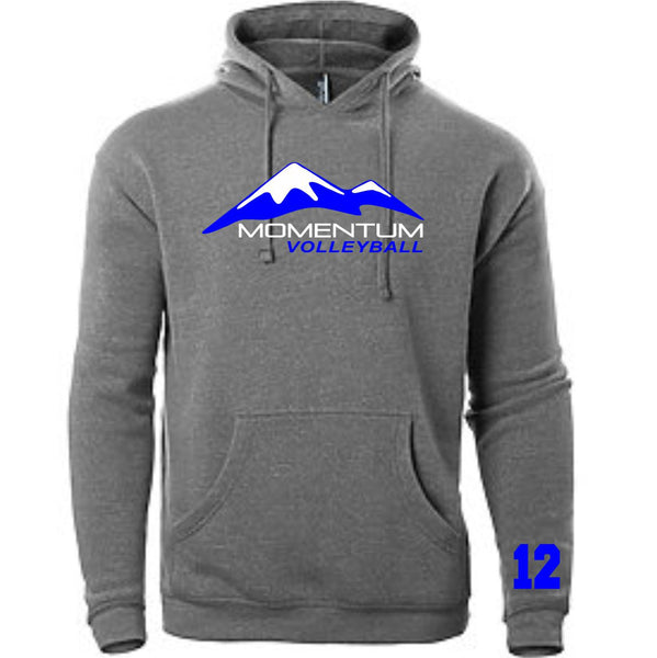 Momentum Volleyball Unisex Logo Hoodie- Matte or Glitter