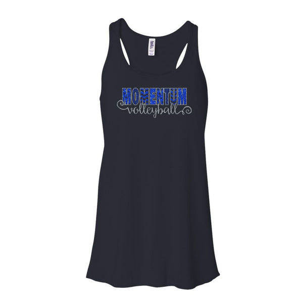 Momentum Volleyball Flowy Swirly Tank- Matte or Glitter