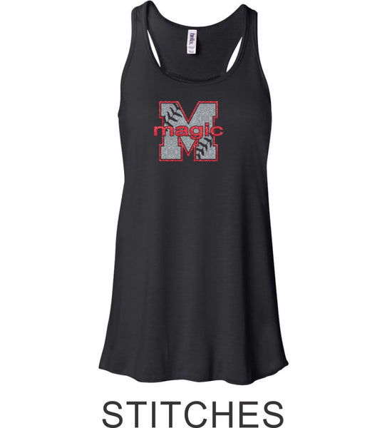 Magic Flowy Tank- 3 designs- Matte or Glitter