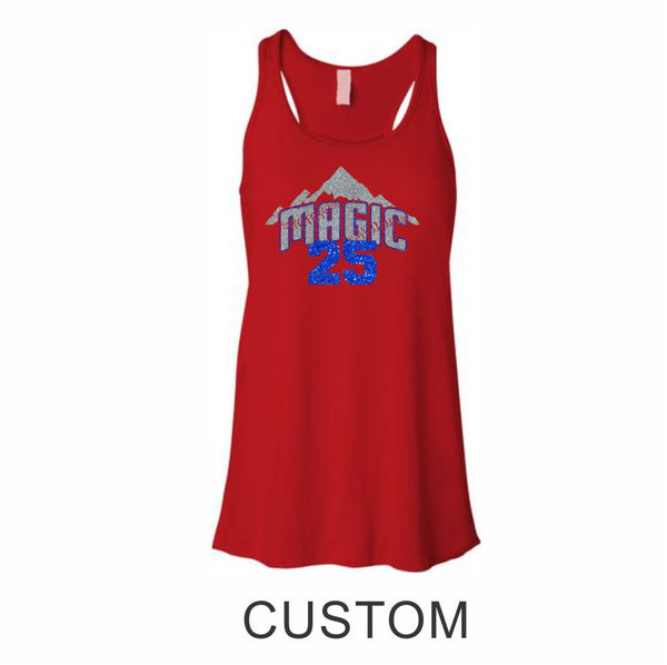 Magic Flowy Tank- 3 designs- Matte or Glitter