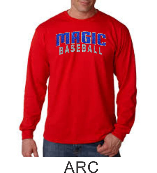 Magic Long Sleeve Glitter Tee- 3 Designs