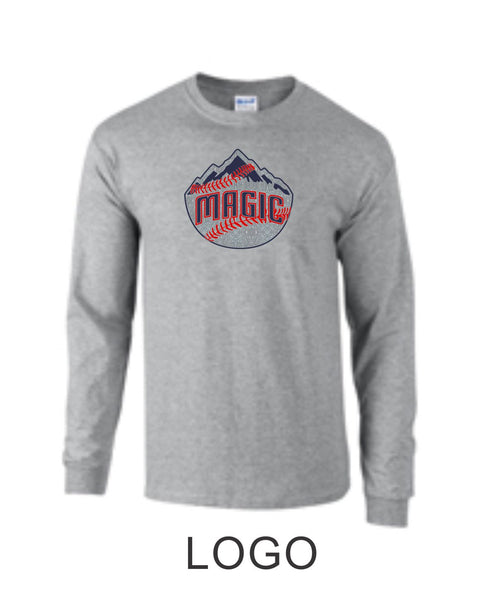 Magic Long Sleeve Glitter Tee- 3 Designs
