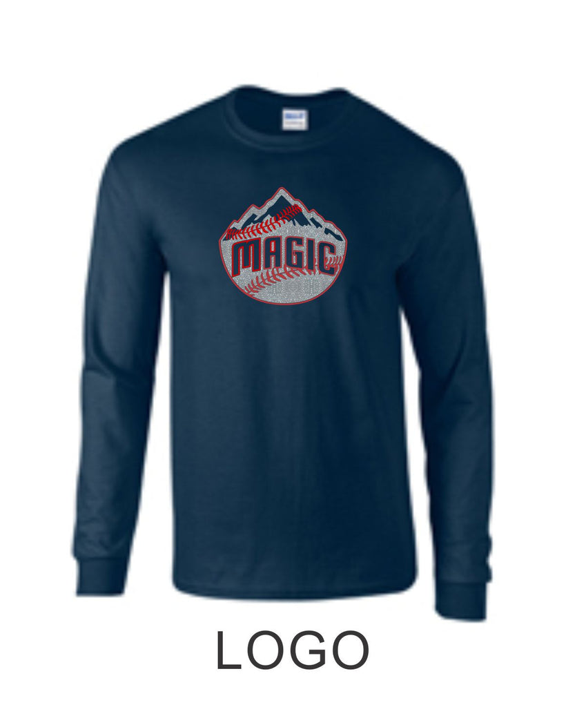 Magic Long Sleeve Glitter Tee- 3 Designs