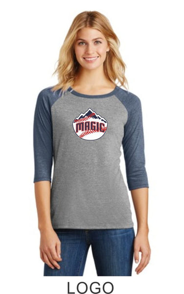 Magic Ladies Raglan- 3 designs- Matte or Glitter