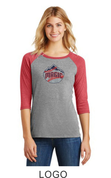 Magic Ladies Raglan- 3 designs- Matte or Glitter