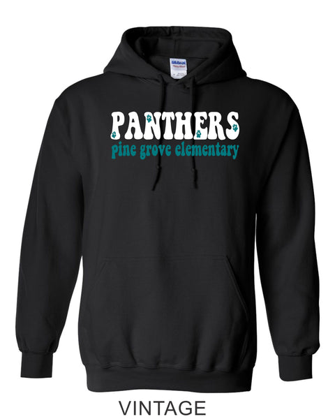 PGE Black Hooded Sweatshirt - 7 Designs