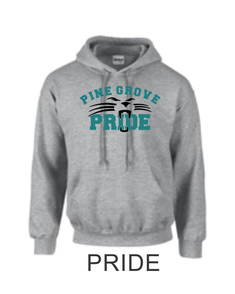 PGE Grey Hooded Sweatshirt - 7 Designs