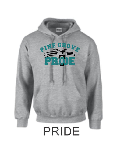 PGE Grey Hooded Sweatshirt - 7 Designs
