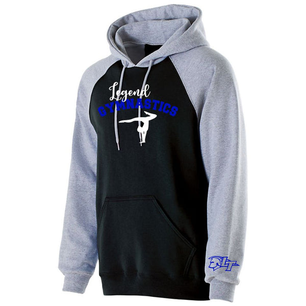 Ponderosa Gymnastics Raglan Hoodie- Matte or Glitter