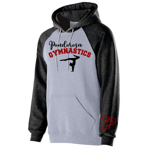 Ponderosa Gymnastics Raglan Hoodie- Matte or Glitter