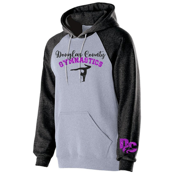 Ponderosa Gymnastics Raglan Hoodie- Matte or Glitter