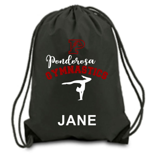 Ponderosa Gymnastics Drawstring Backpack