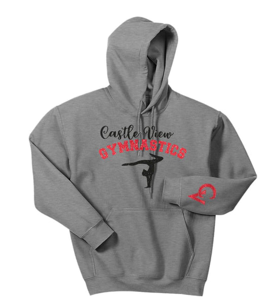 Ponderosa Gymanstics Basic Hoodie- Matte or Glitter
