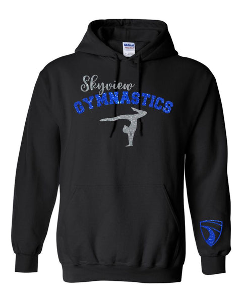 Ponderosa Gymanstics Basic Hoodie- Matte or Glitter