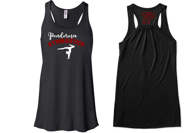 Ponderosa Gymnastics Tank- Matte or Glitter