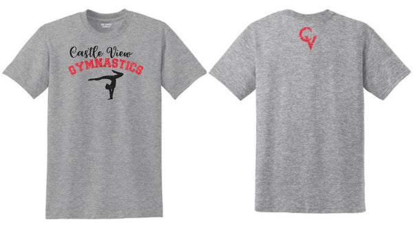 Ponderosa Gymnastics Basic Tee- Matte or Glitter